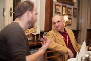 Rogier De Blok and Caspar Faudler at Zavicaj restaurant