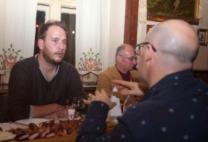 Guests of the festival at Zavicaj restaurant