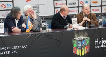 Radoslav Lacic promoting his book at press conference