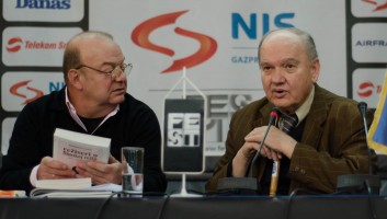 Radoslav Lacic promoting his book at press conference