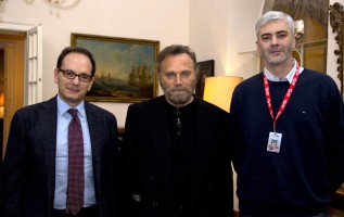 Franco Nero in Italian ambasy